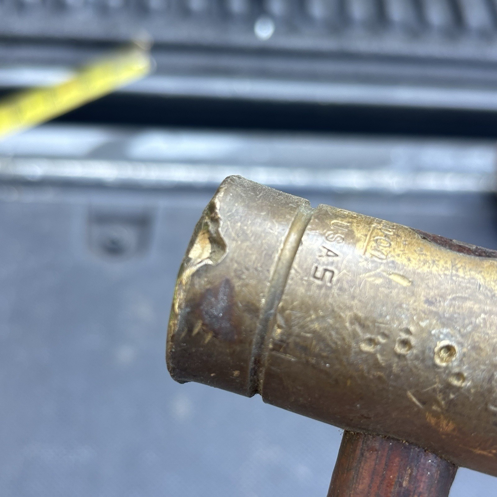 Vintage Snap-On Brass Hammer Mallet BH-16