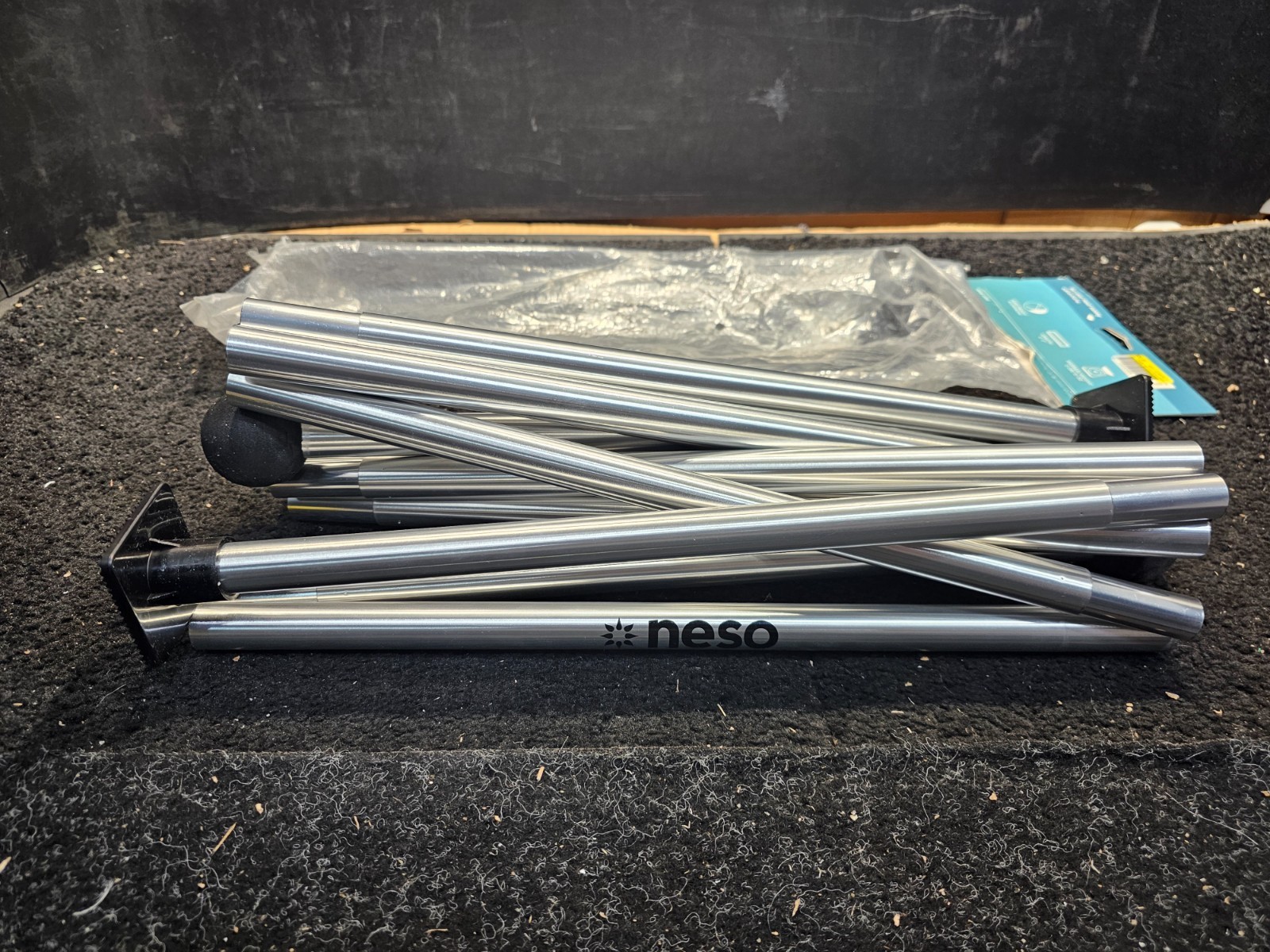 (QTY 2) Neso PXX2PK Extra Poles For Beach Tent With Patented Pole Base Gigante