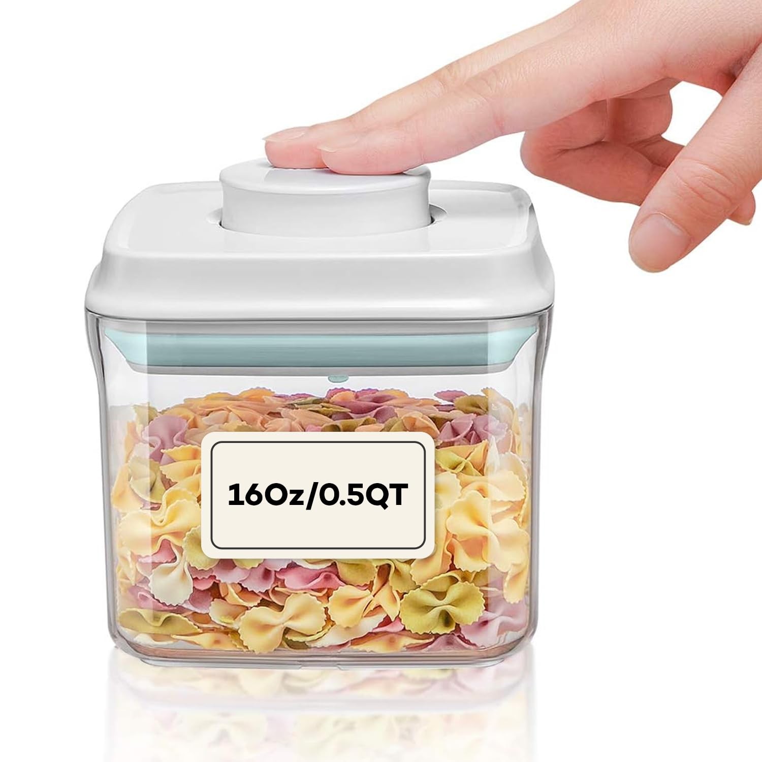 Boptop 1pc 500ml Airtight Food Storage Container โ€ Mechanical Silicone Seal Ca