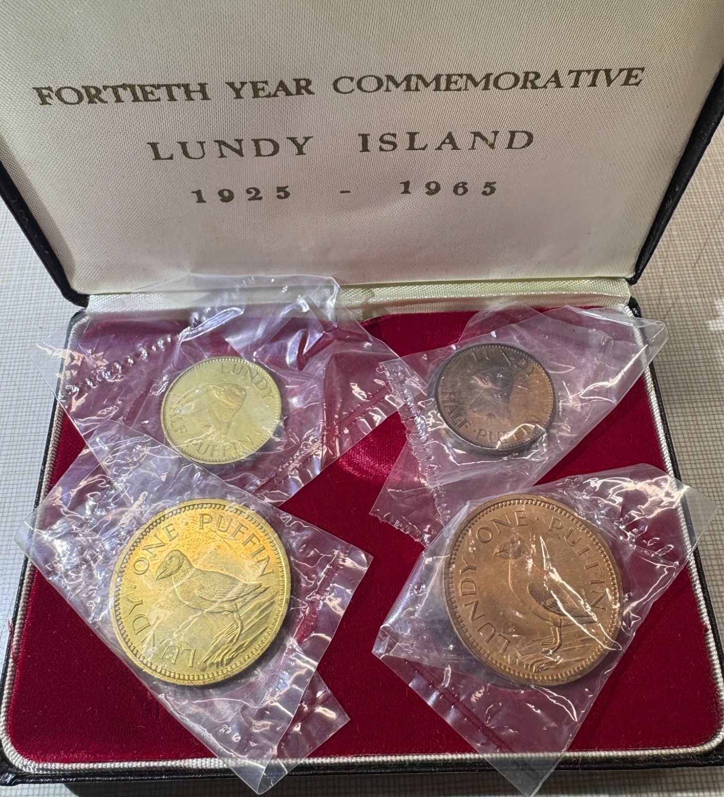 1925-1945 Lundy 4 Coin Proof Set In OGP (#2)