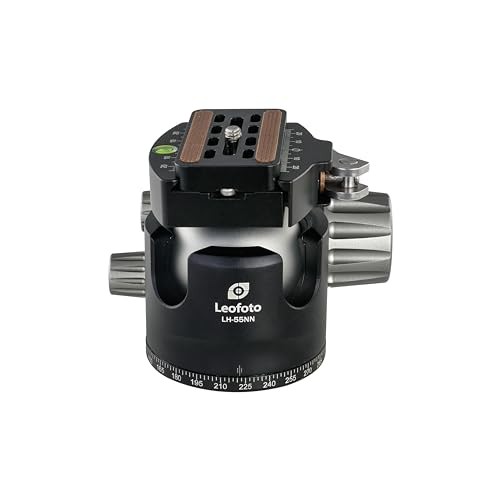 Leofoto 55mm Low Profile Ball Head with LR-70 Clamp (LH-55NNLR): NEW, Free Ship