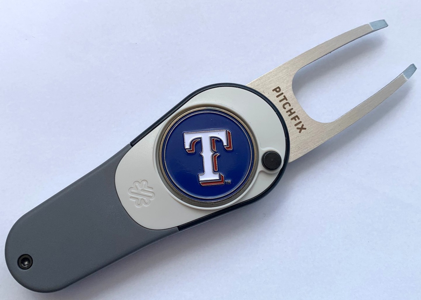 Texas Rangers Pitchfix Icon Switchblade Golf Ball Marker Divot Tool New