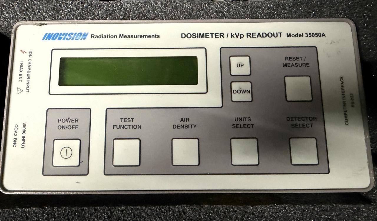 Inovision 35050A/CE Dosimeter/KVP Reader Kit w/ 35035 Meter & 35080B Divider