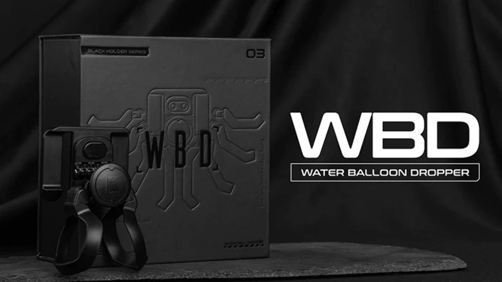 Hanson Chien Presents WBD (Water Balloon Dropper) by Ochiu Studio (Black Holder