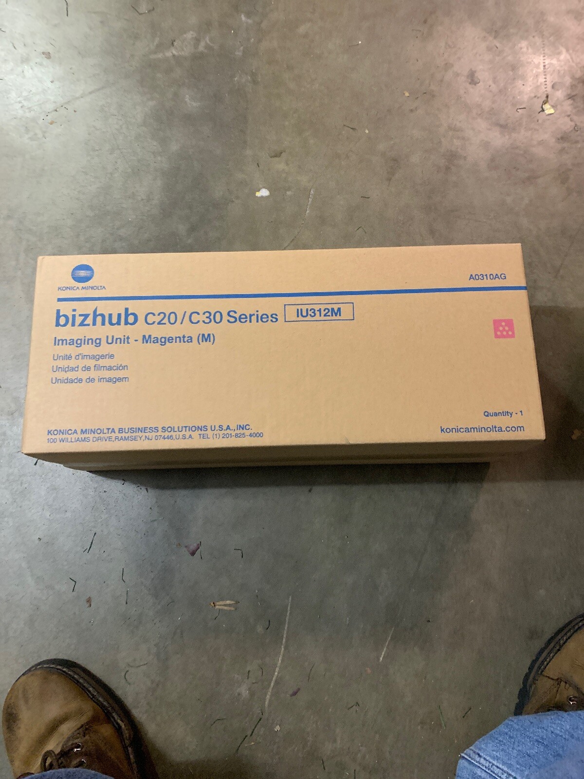 IU312M A0310AG Genuine Konica 120 Volt Magenta Drum Bizhub C20 C20P C20PX C20X !