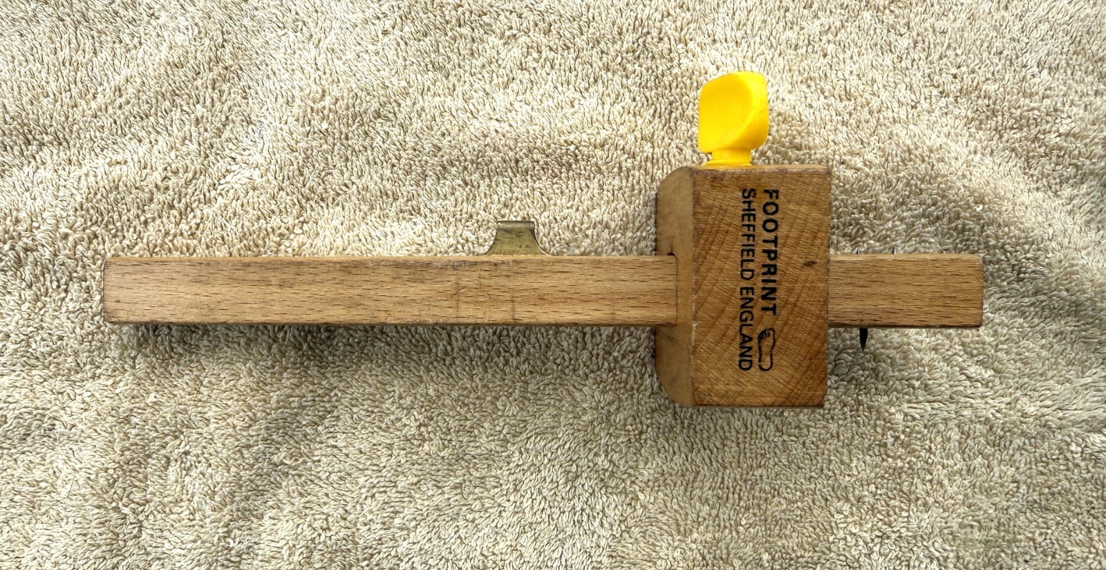 MORTISE MARKING GAUGE BY FOOTPRINT, SHEFFIELD, ENGLAND