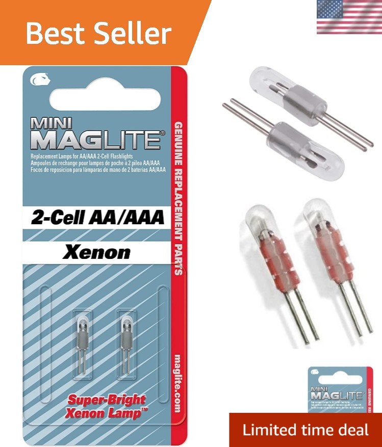 Durable Vacuum-Sealed LED Replacement Bulbs for Mini Maglite Flashlights