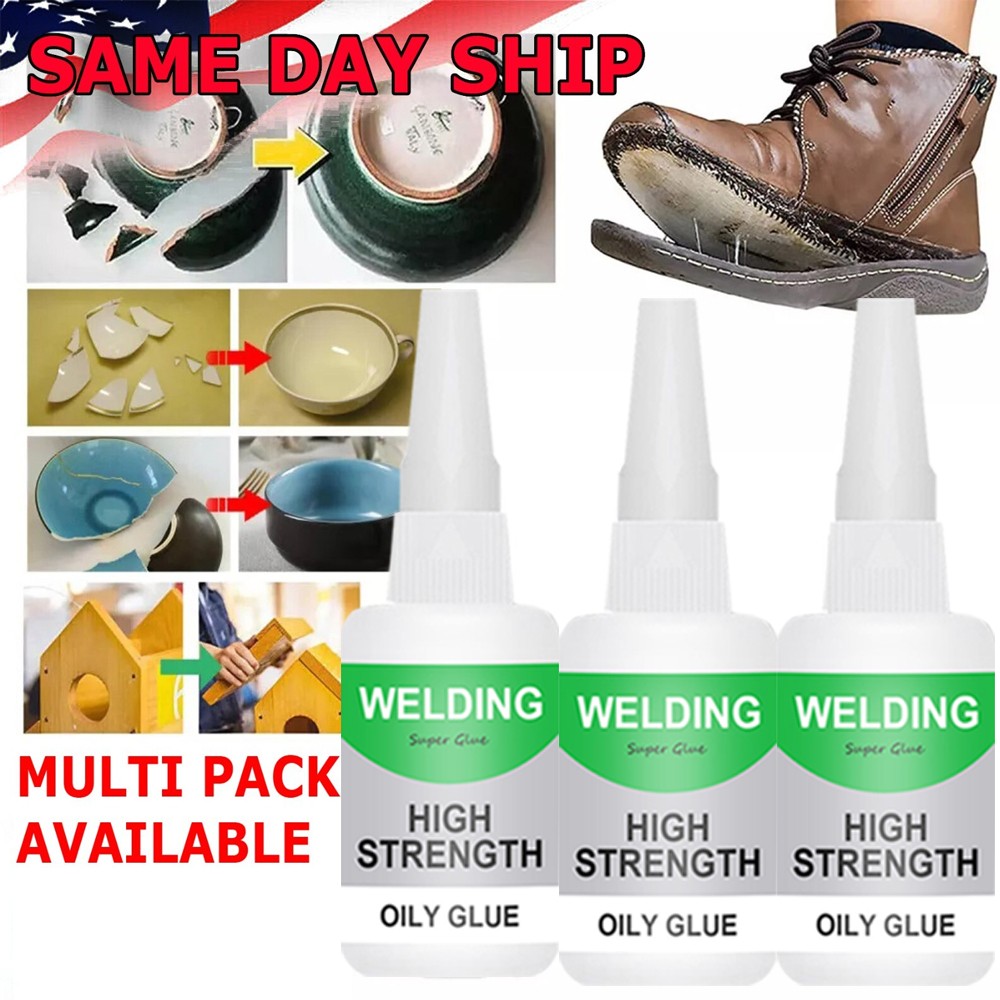Jue Fish Welding High-Strength Oily Glue Uniglue Universal Super Glue 30g 1-3PCS