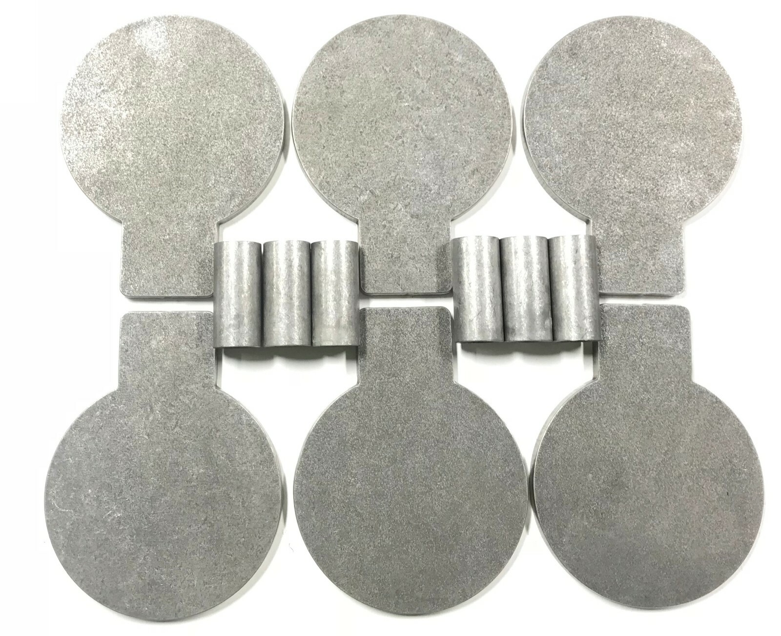 AR500 6"X 3/8" Steel Target Plate Rack DIY Kit Heavy Duty Pivot Tubes
