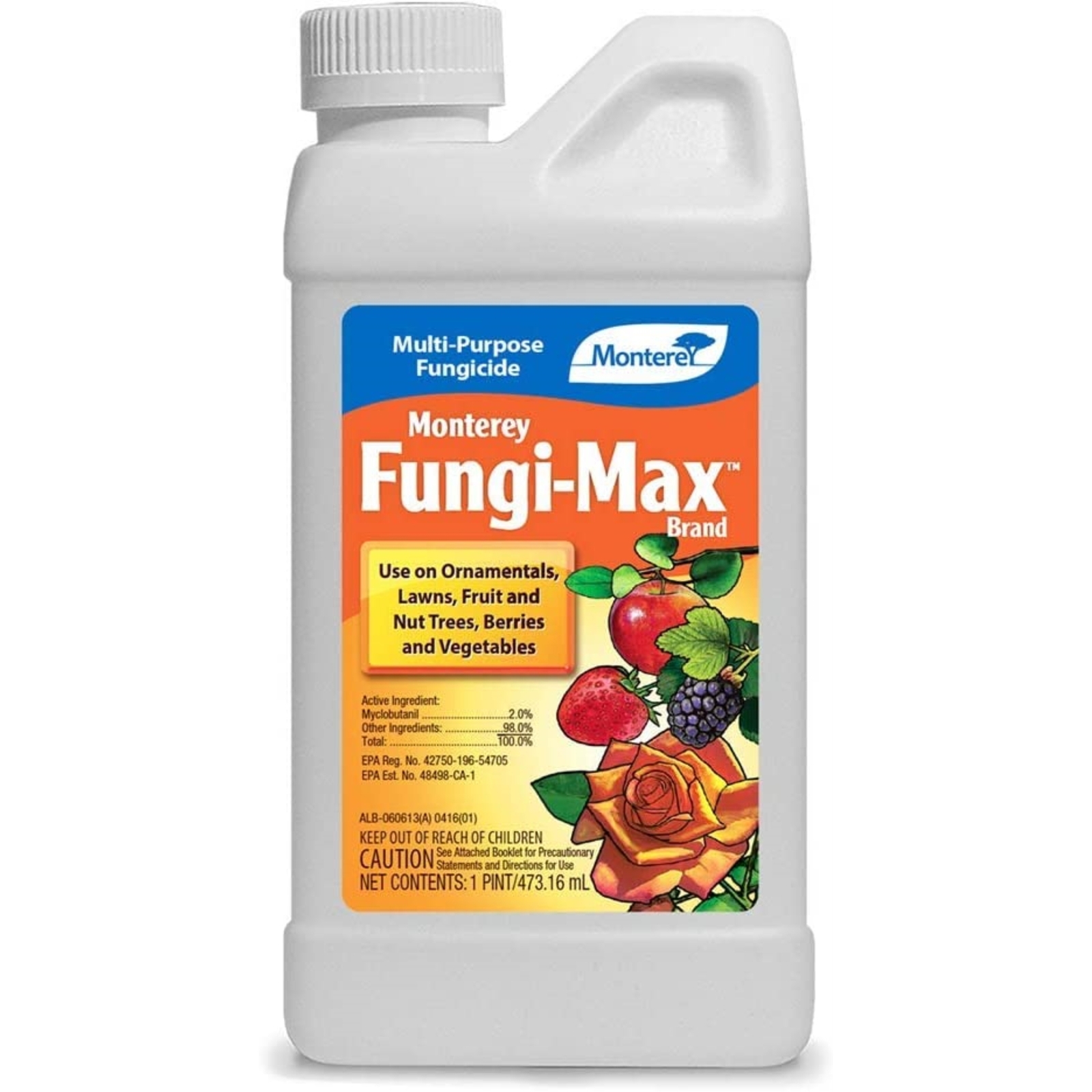 Monterey Fungi-Max Brand Concentrate Multi-Purpose Fungicide, 16 oz