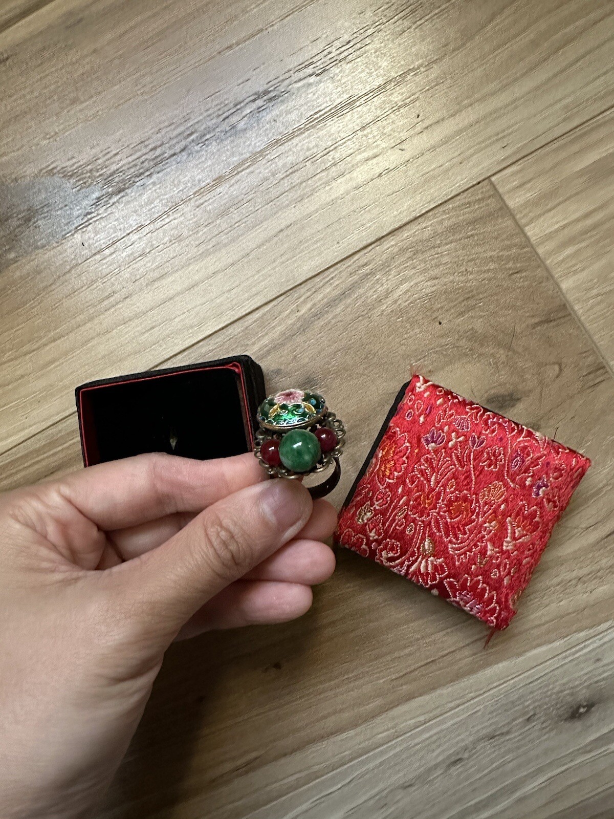 Exquisite Handcrafted Floral Ring