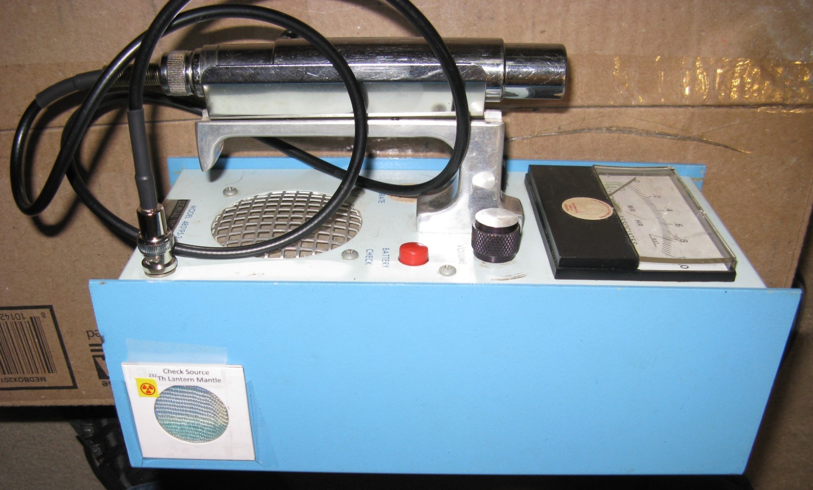 Technical Associates Geiger Counter W/ Hardwall Probe, Refurbished & Working