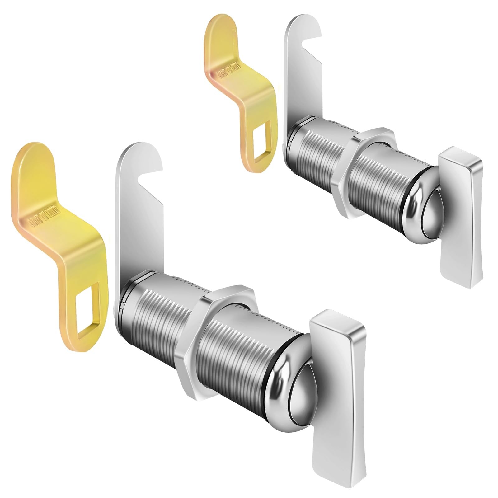 Extra Long Thumb Cam Locks RV Storage Cabinet Locks 2 Pack