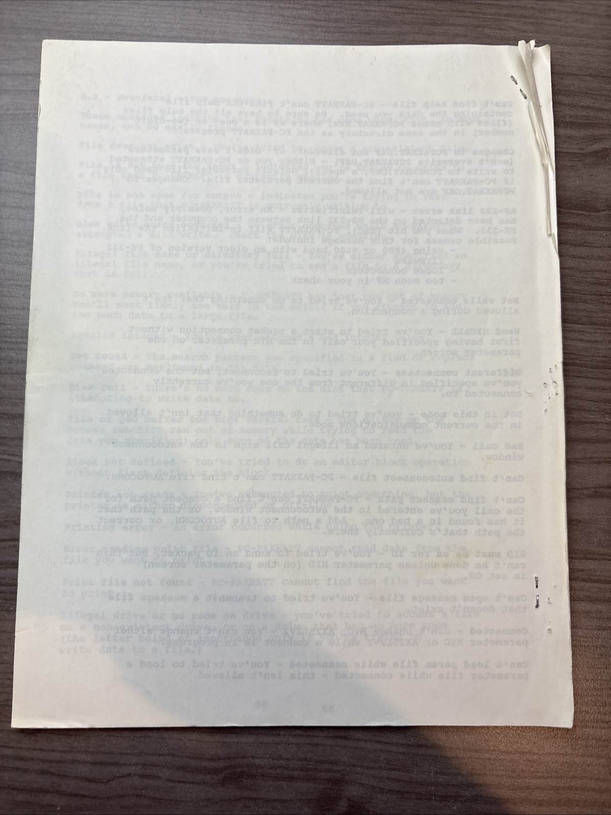 PC-Pakratt Terminal Program Model PK-232 Data Controller User’s Guide - Rare