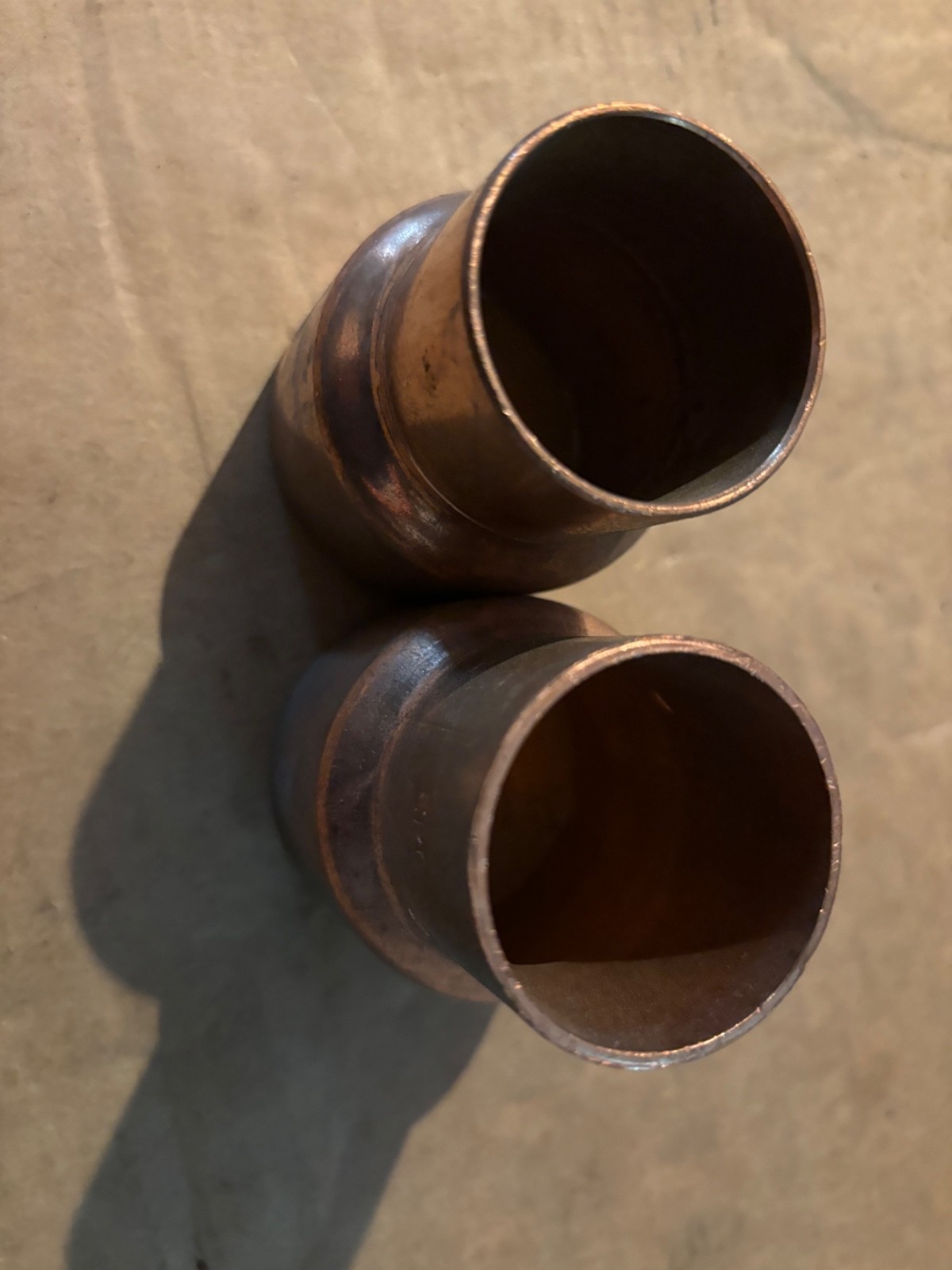 Set of 2 pcs 600R 2X11/2 2" X 1-1/2" Nom C Copper Reducer  new fast shipping