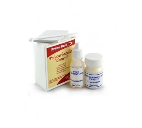 Prime - Dental Polycarboxylate Luting Cement for Crowns Bridges Self Cure