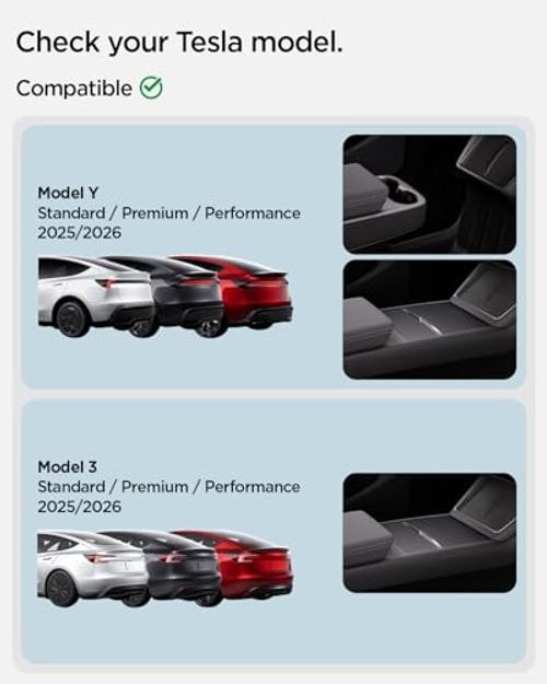 Spigen for Tesla Model Y Juniper (Standard, Premium & Armrest Console Organizer