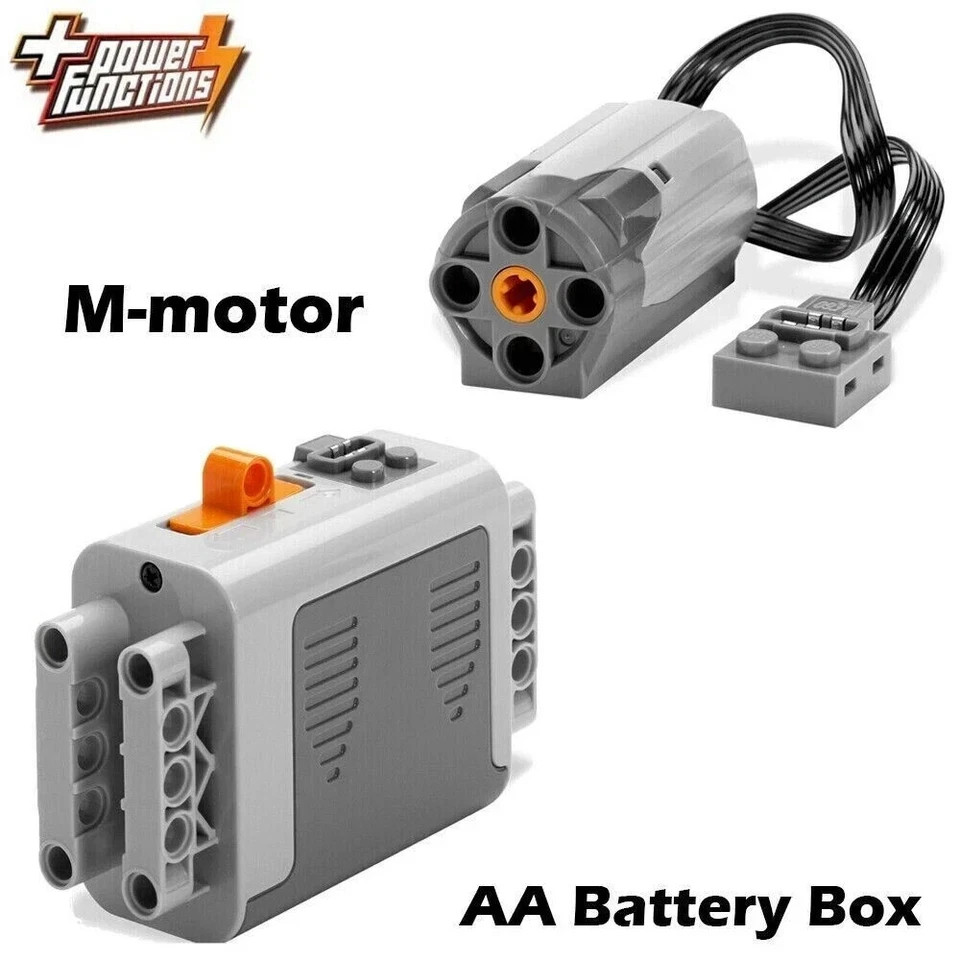Motor Set 9 IN 1 Plastic Compatible with Lego Remote Control for STEM Projects