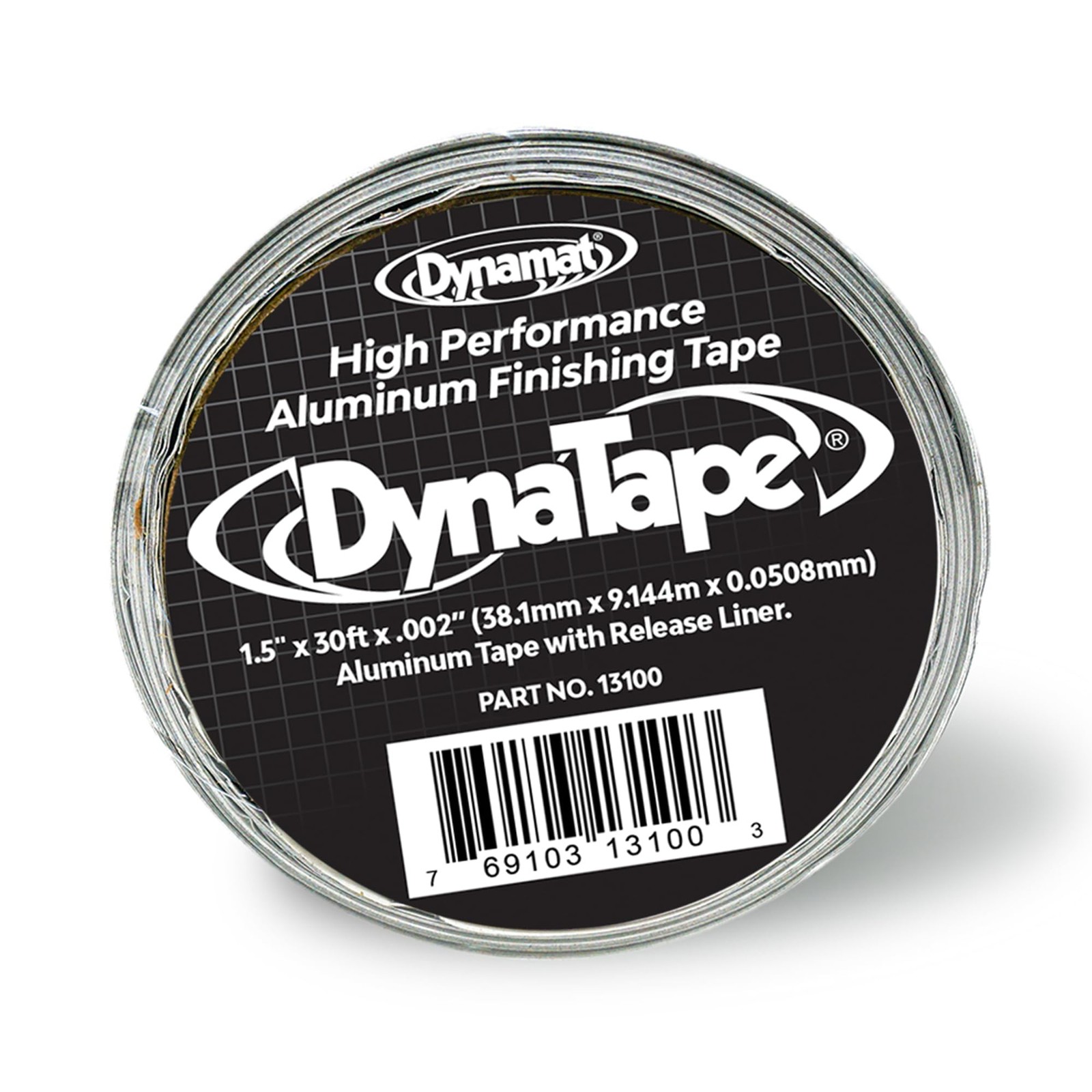 Dynamat DynaTape: Aluminum Finishing Tape for Use with 1 Pack, Silver