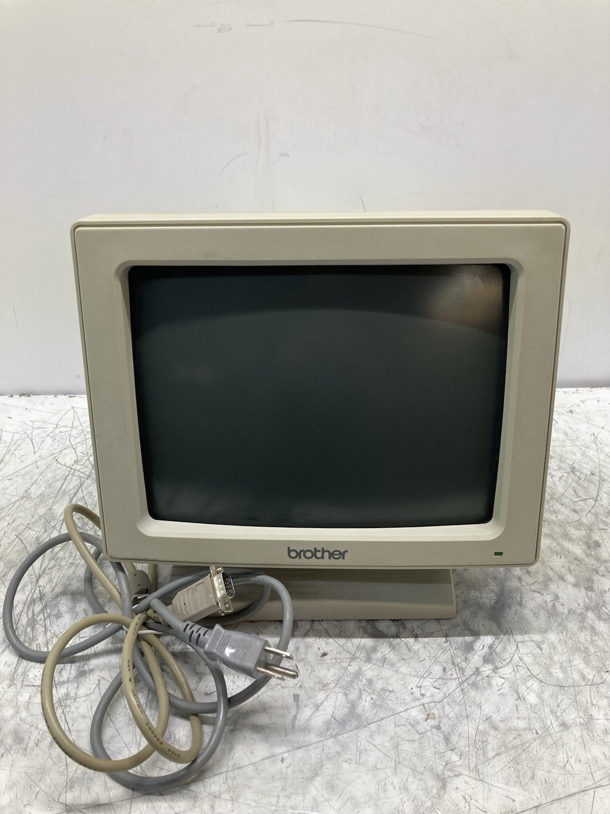 VINTAGE Brother Monitor Model CT-1050 Monochrome - *READ*