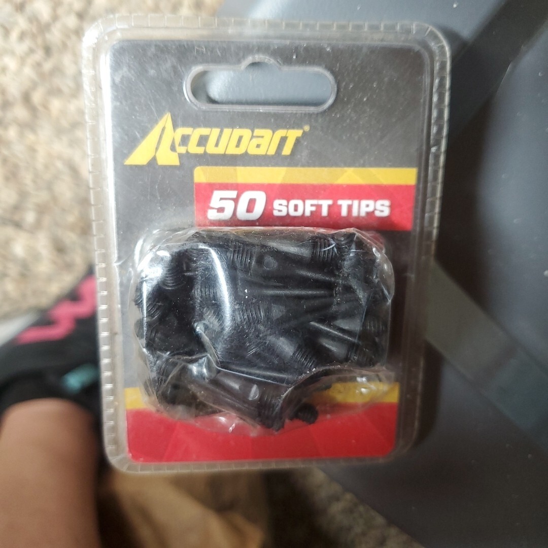 ACCUDART 50 Pack Soft Tip Darts Size 2BA Indoor Sporting Game New