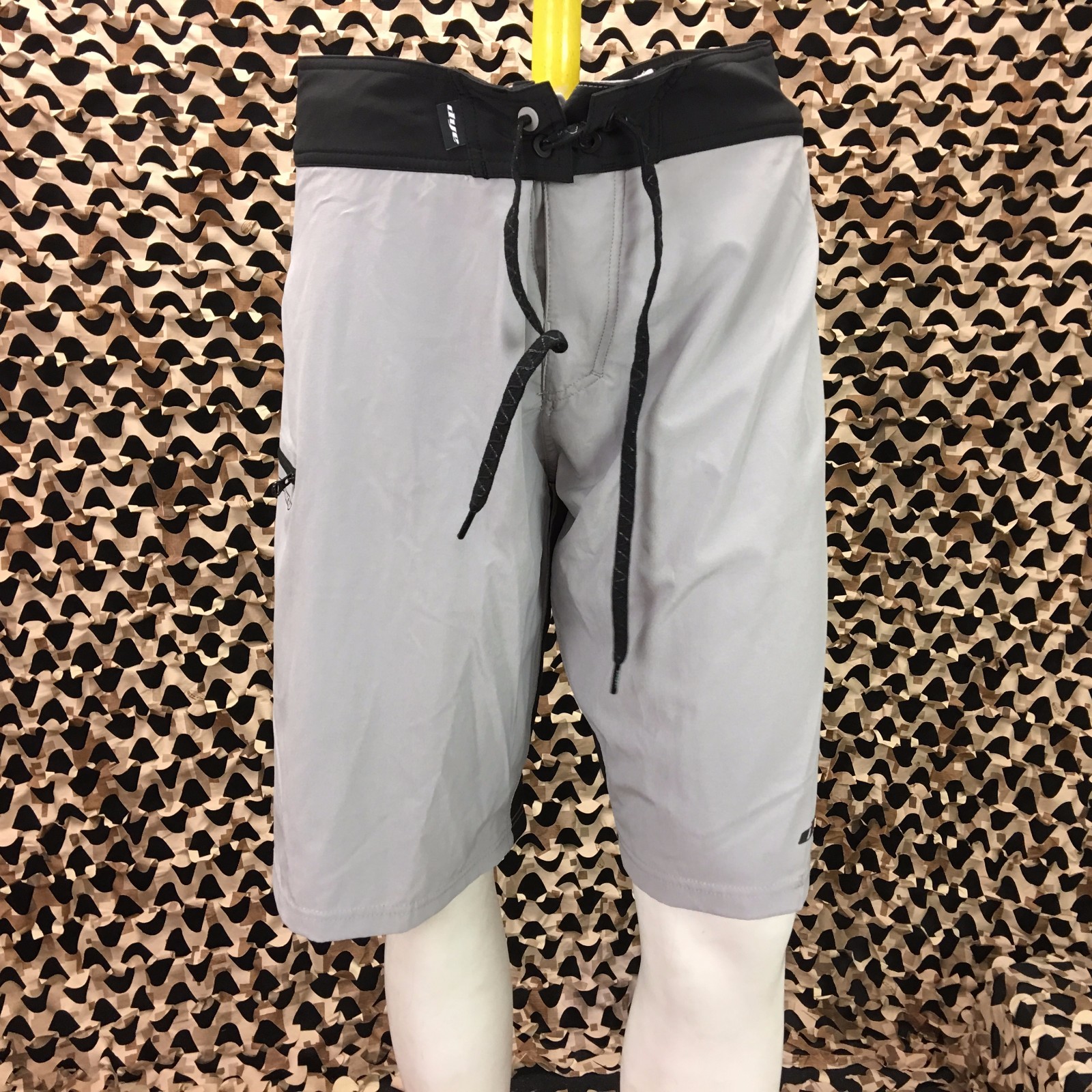 NEW Dye Tan/Black Board Shorts - Size 32