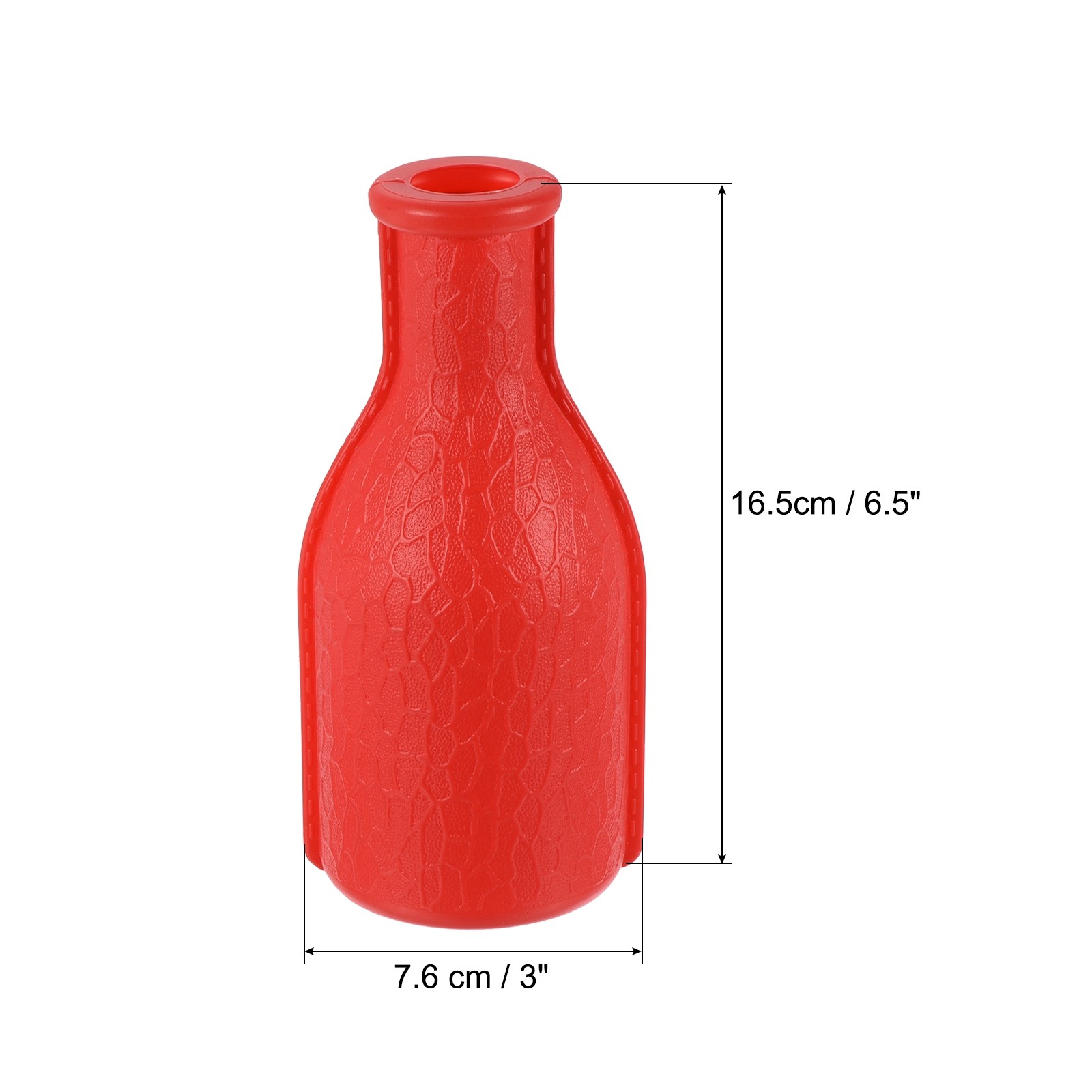 Billiard Kelly Pool Shaker Bottle with 16 Numbered Tally Balls Peas, Red