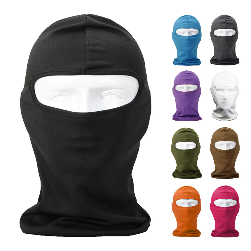 Men Women Outdoor Balaclava Full Face Mask Cap Bicycle Helmet Liner Hats Beanies