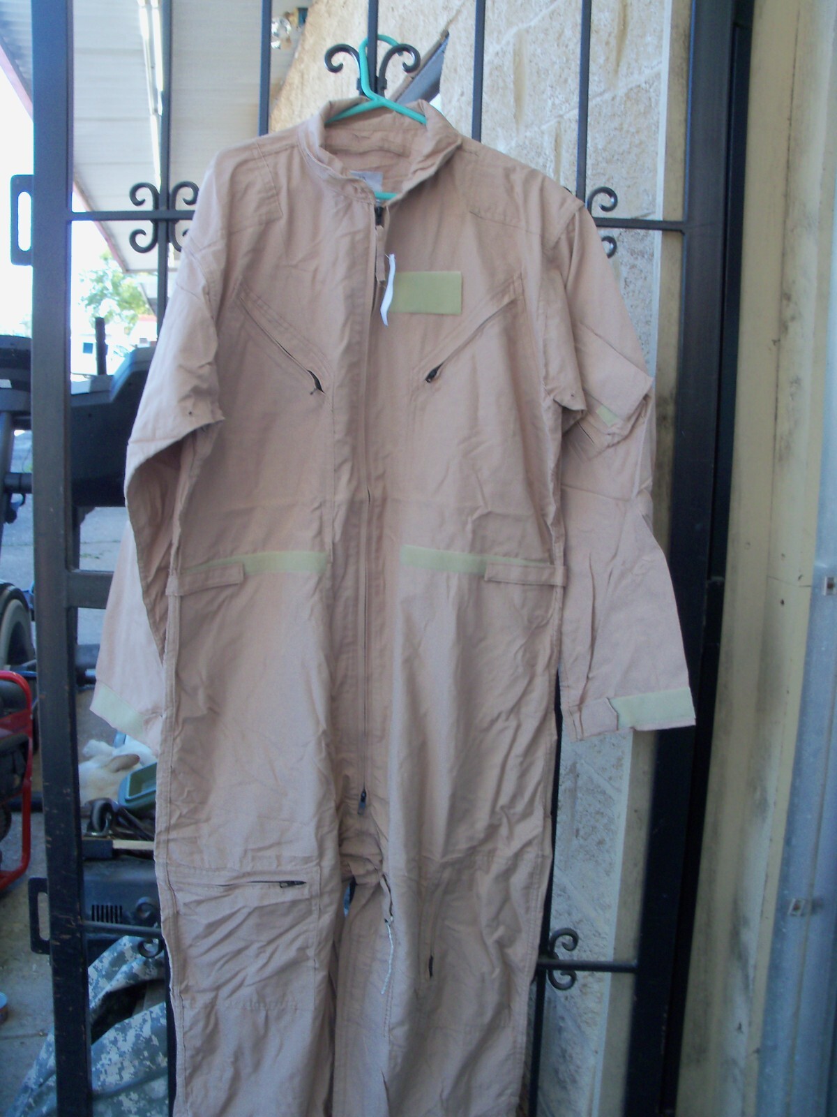 COVERALLS, FLYERS, CWU 27/P, TYPE I, CLASS 2 TAN 380 (SIZE: 52 LONG)