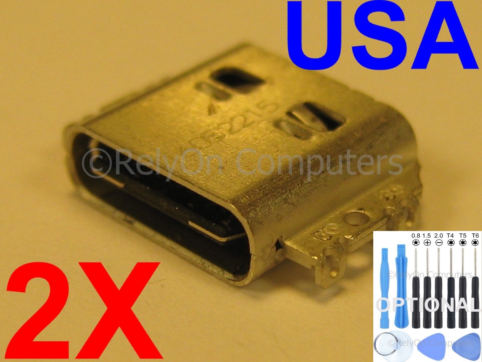 2x Micro USB Charging Port For Motorola Moto Z XT1650-01 XT1650-02 M M1 Type-C