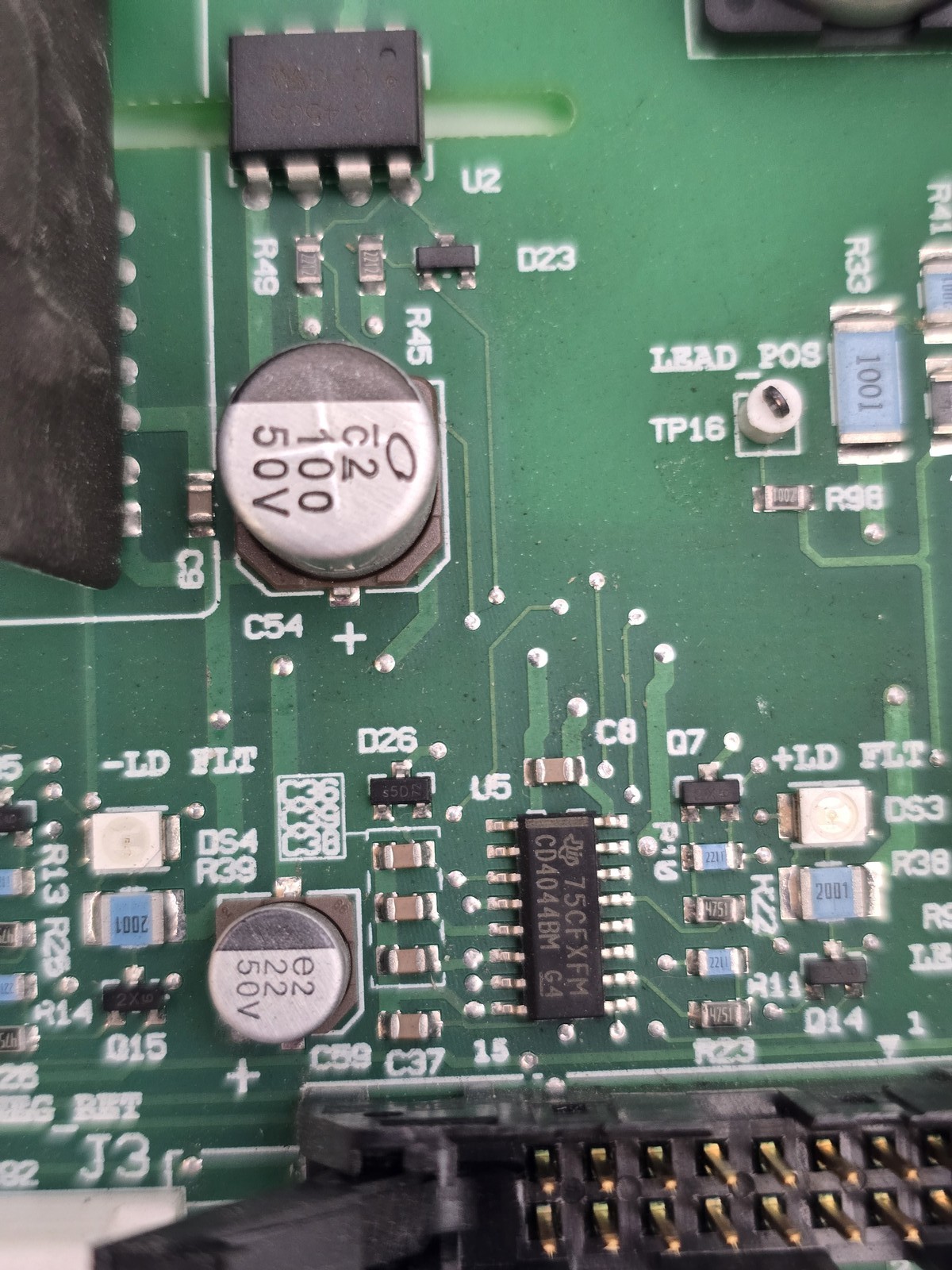 Liebert 02-791944-05 Processor Board Rev 2 Gate Driver Nichican 470uF 50V