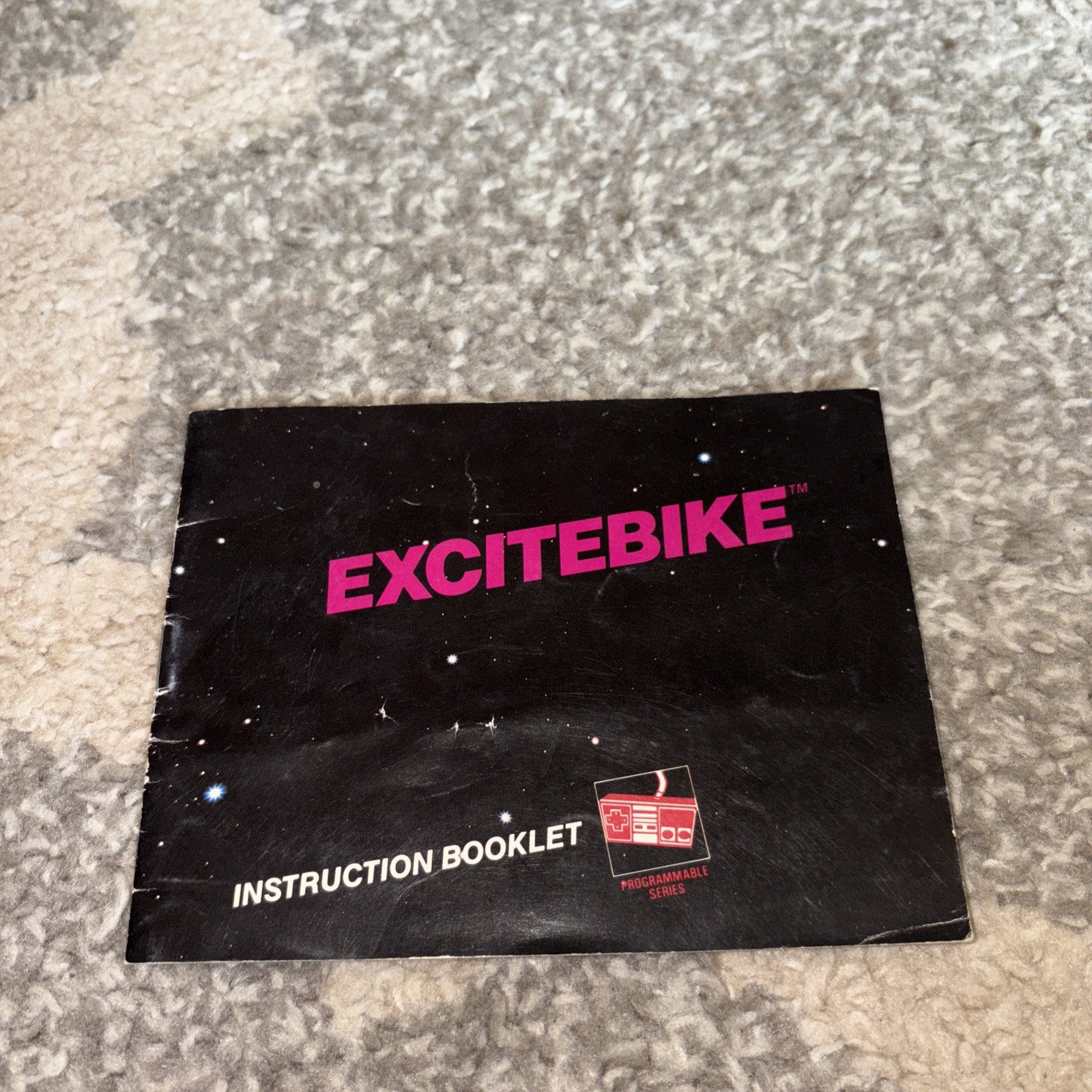 Vintage Atari Excitebike Instruction Booklet