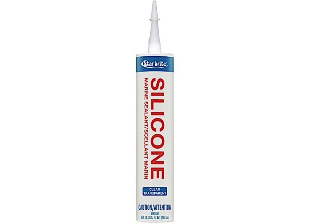 Star Brite 082122 Marine Silicone Sealant CLEAR Cartridge 10.1 OZ Boat Marine