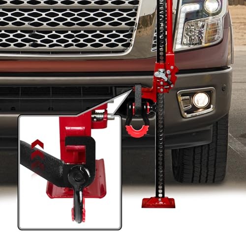 Front Tow Hook Mount Bracket and D-Rings Compatible with 2017-2021 Titan D