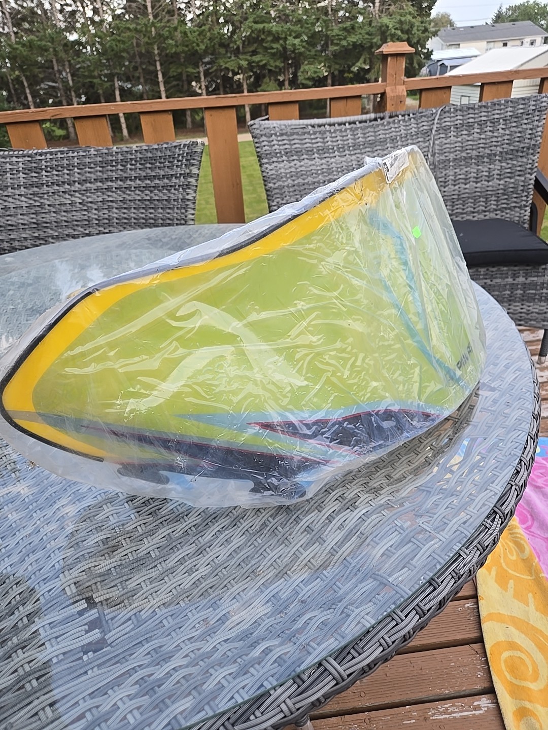 Nos Polaris Edge 2874135 Windshield Low Yellow X Graphic Xc Sp Sks Rmk