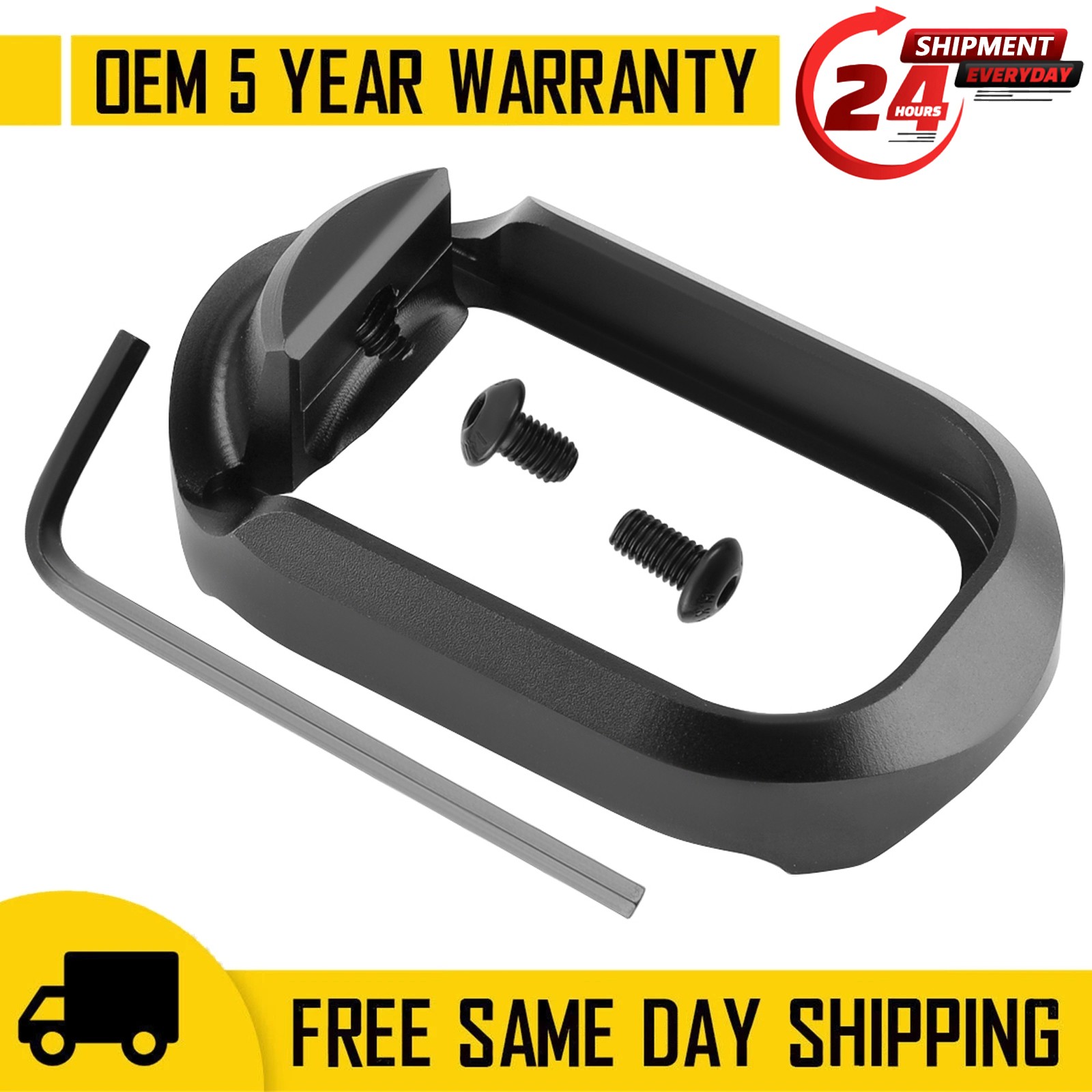 Magwell For Glock (Gen 1/2/3/4) G17,22,24,31,34,35,Poly80Aluminum Mag Well NEW