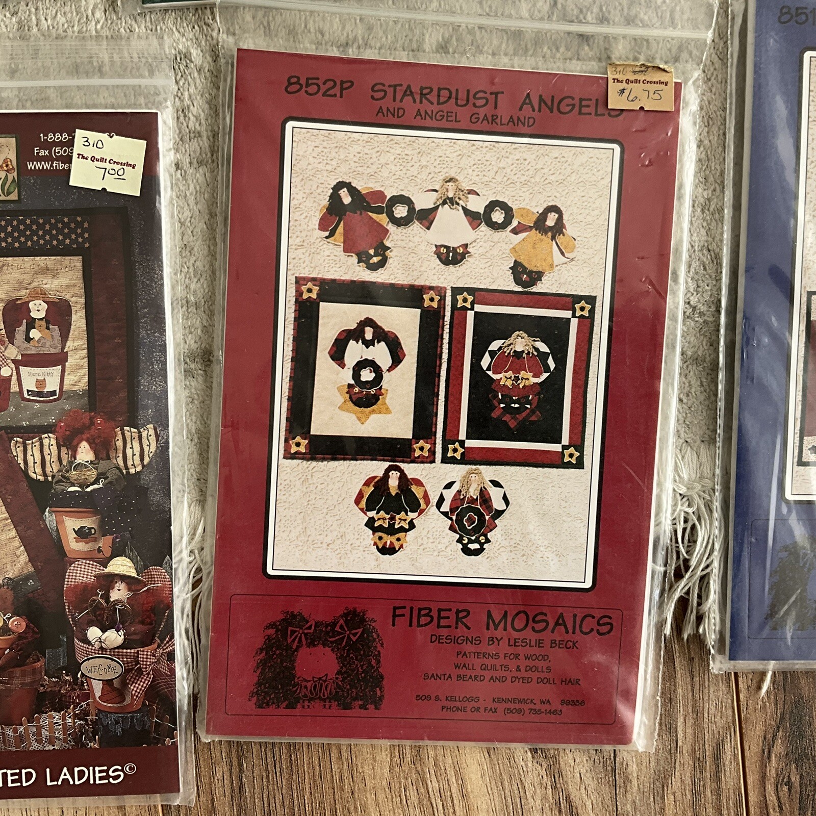FIBER MOSAICS NEW UNUSED UNCUT Quilt Patterns