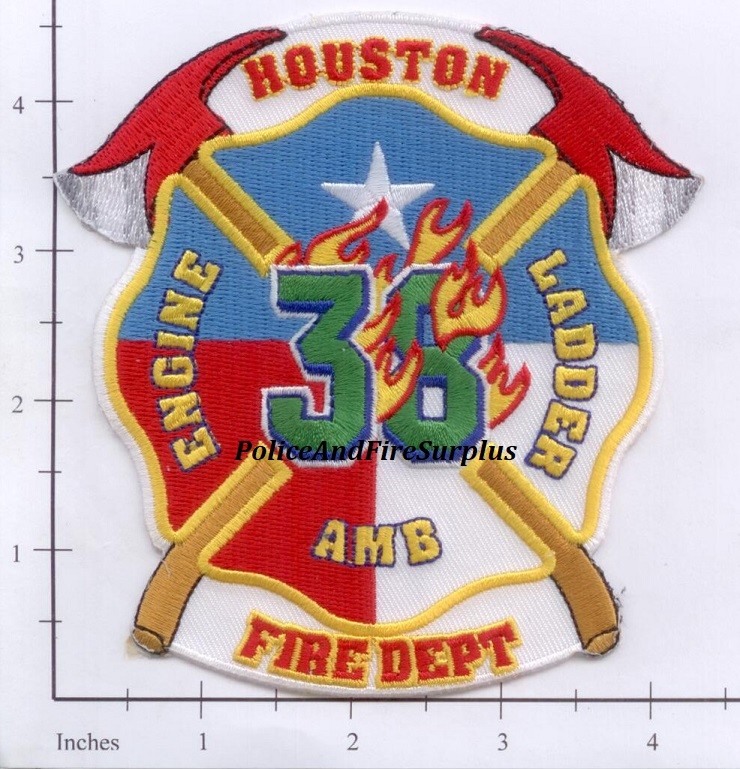 Texas - Houston Station 38 TX Fire Dept Patch v2