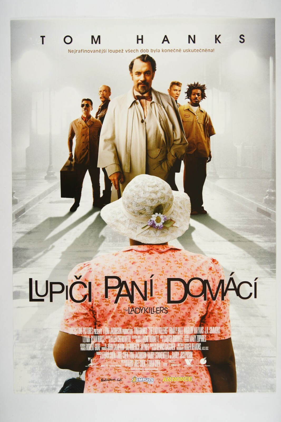 THE LADYKILLERS 23x33 Original Czech movie poster 2004 TOM HANKS JOEL ETHAN COEN