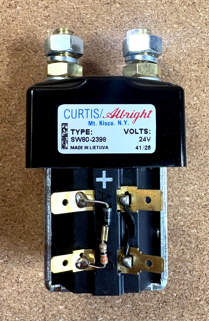 Curtis Instruments Albright SW80-2398 Contactor Volts: 24VDC