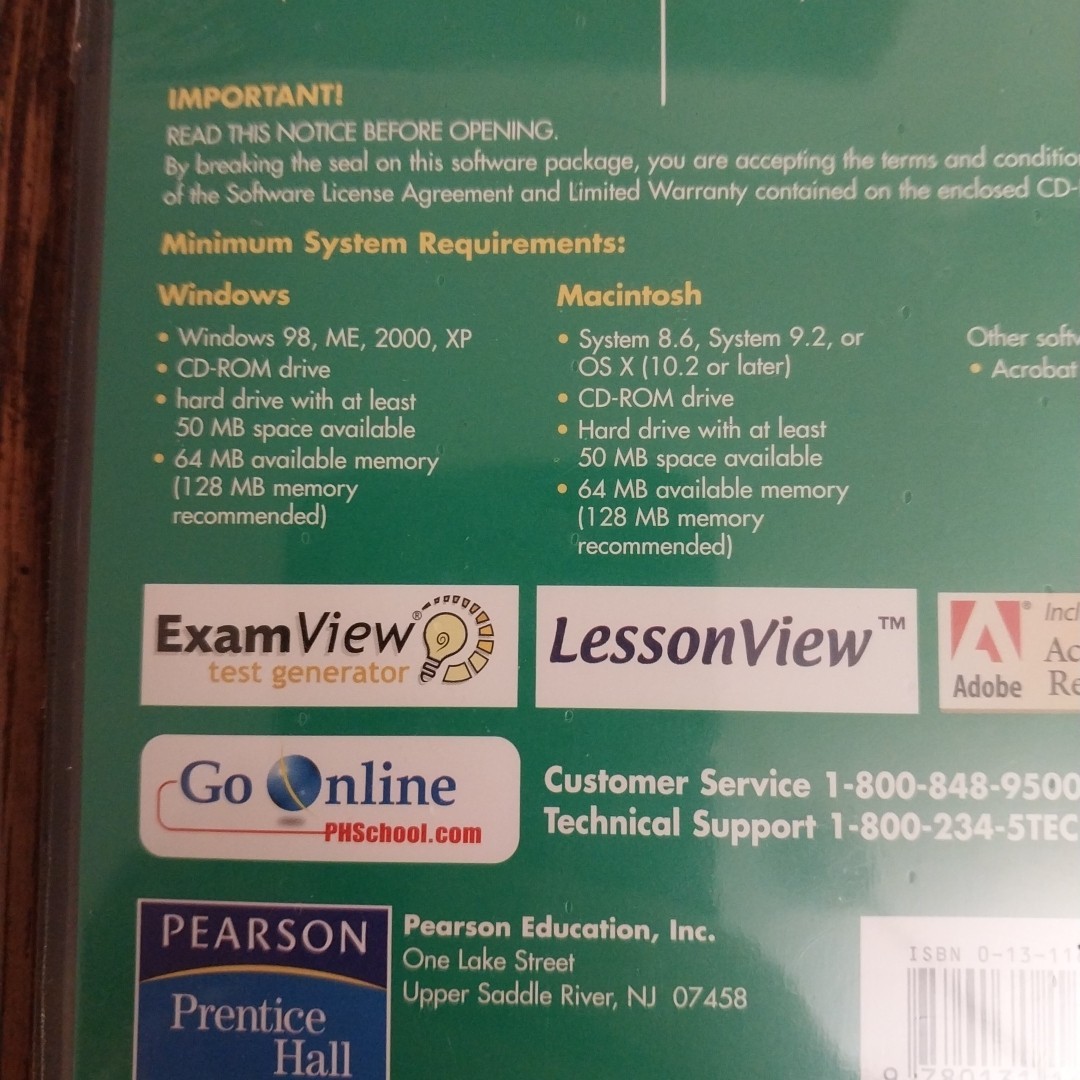 Prentice Hall Teacher Express Sampler Realidades 3 (2 CD-ROM Set) New