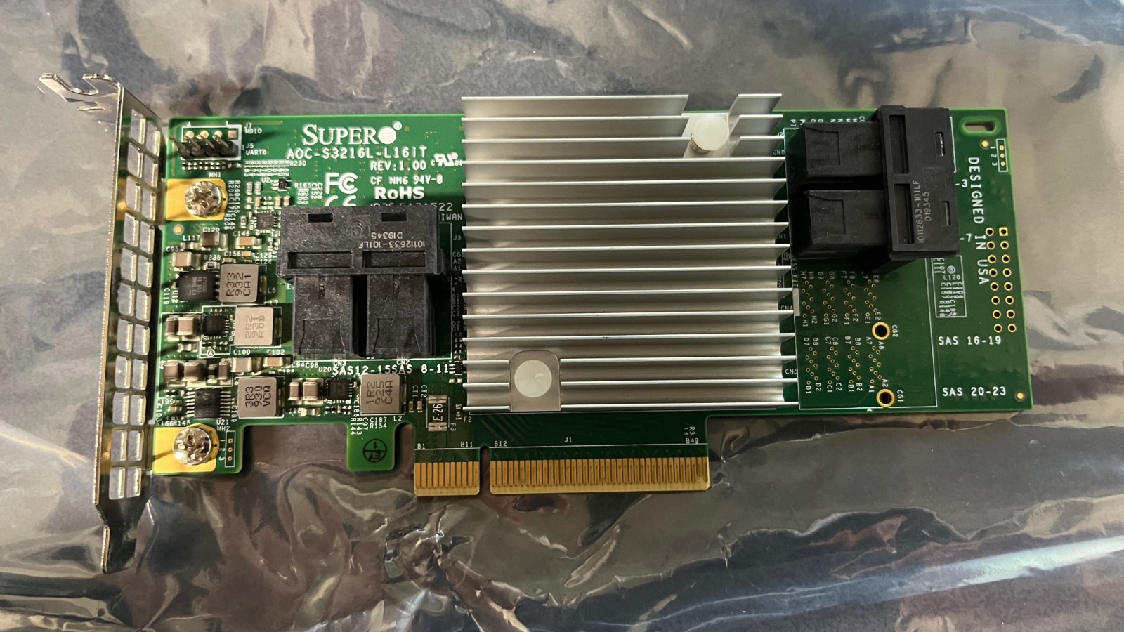 Supermicro AOC-S3216L-L16iT 12Gb/s SAS/SATA Host Bus Adapter Low Profile