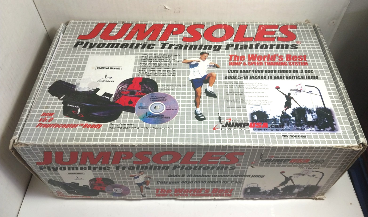 METAPRO JUMP USA JUMPSOLES JUMP TRAINING SHOES SIZE MEDIUM, FREE SHIPPING
