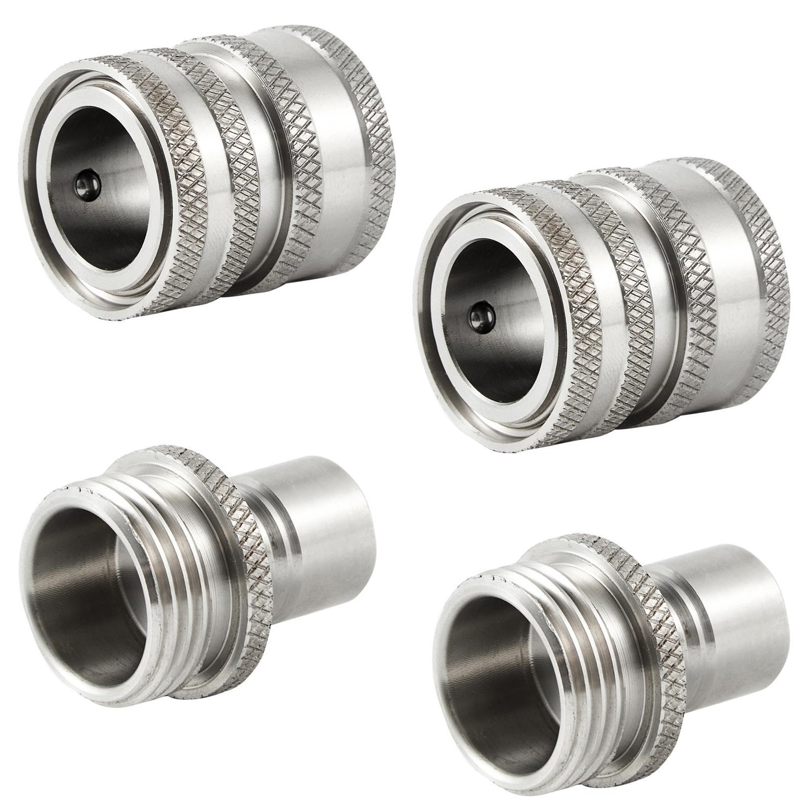 Garden Hose Quick Connect, Stainless Steel, 3/4 Inch GHT | Water Hose Fitting...