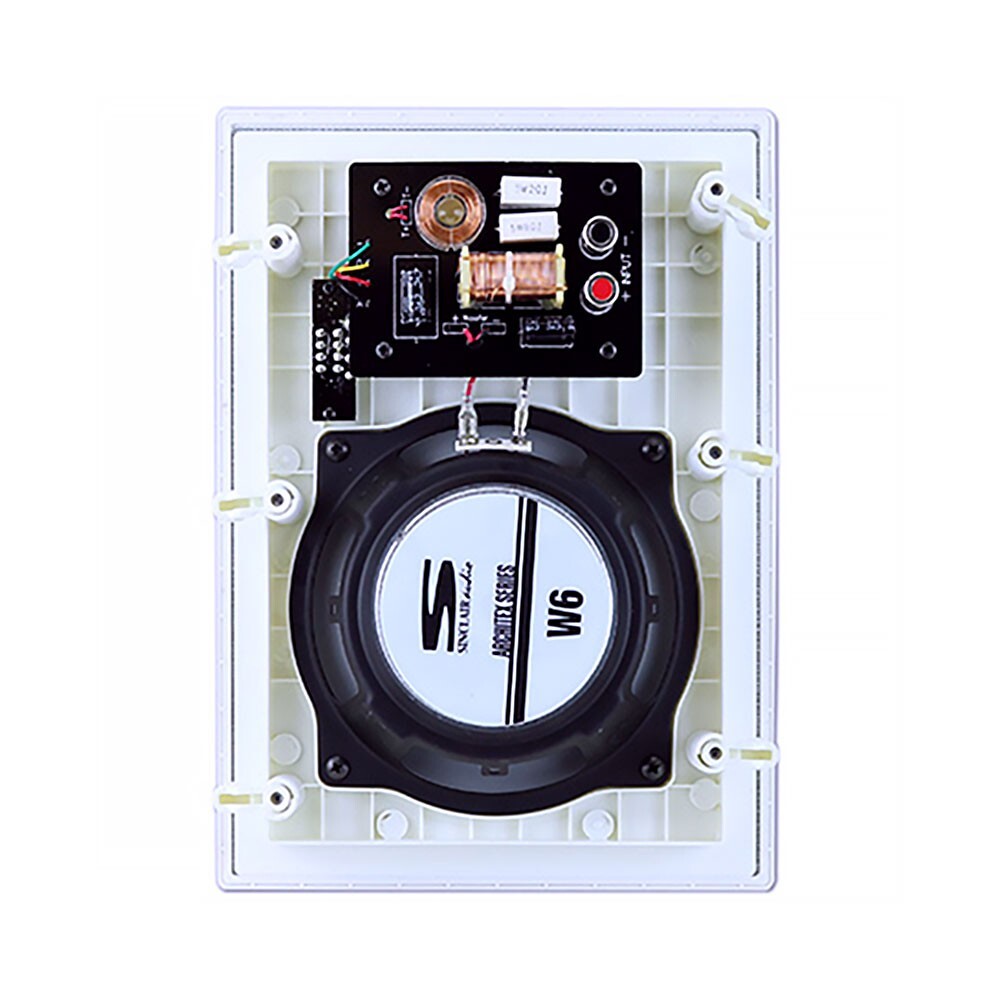 Sinclair Audio W6 2-Way 6.5in High Performance In-Wall Speakers (Pair)