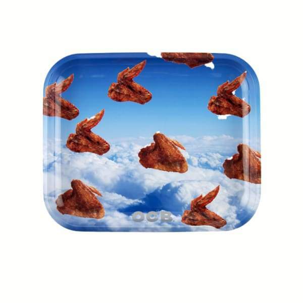OCB Eat Up Series Large 13 x 11 Chicken Wings Rolling Tray With Free Shipping