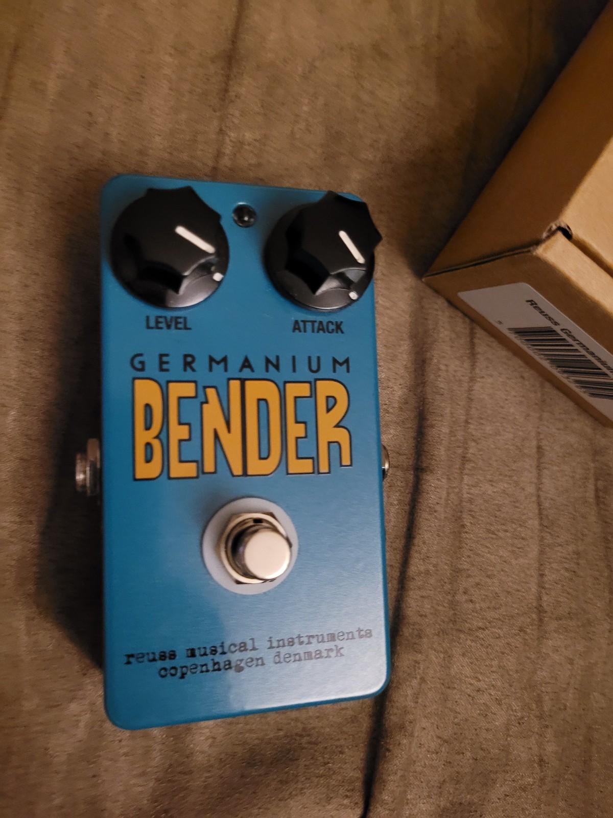 Reuss Germanium Bender fuzz guitar effect pedal tonebender