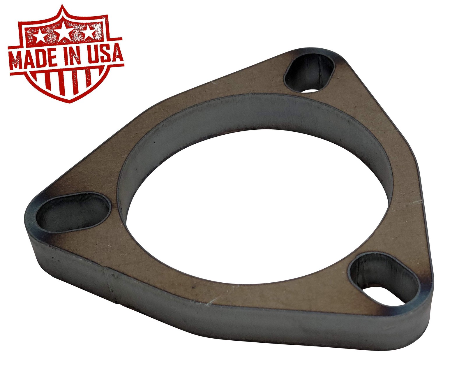 3 Bolt Exhaust 2.5" Tube Slip On Flare Flange for 6.5l Crossover Tube