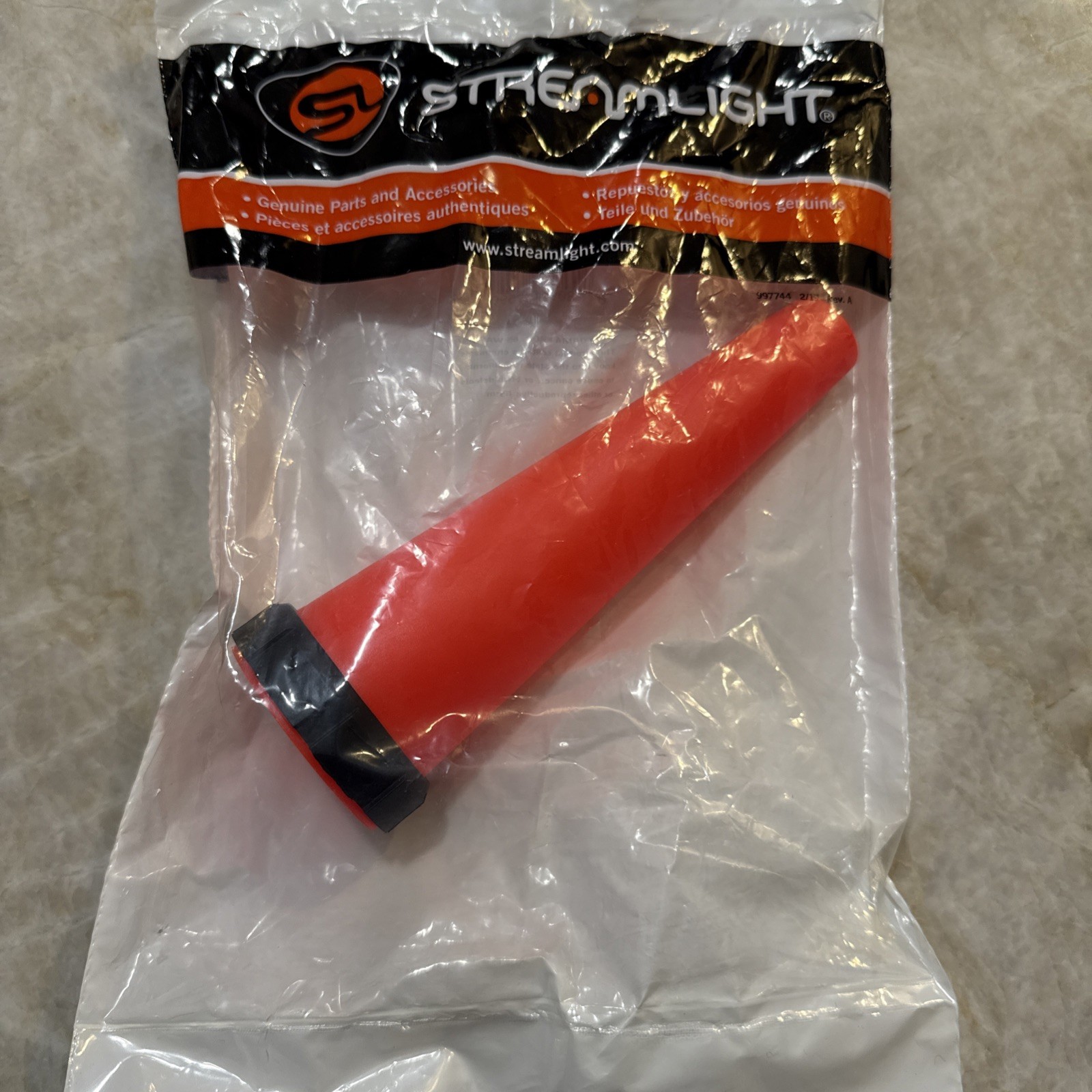 GENUINE STREAMLIGHT SAFETY WAND FOR STINGER, COLOR: RED, # 75903,( NEW )