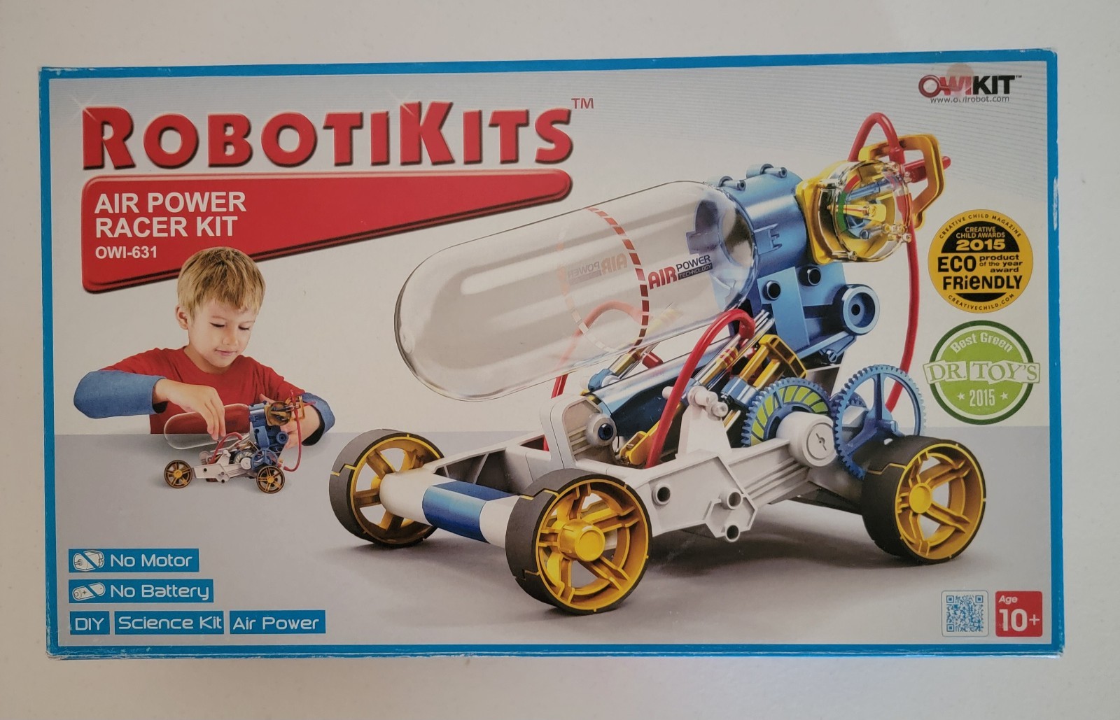 OWI Robitikits Air Power Racer Kit OWI-632 Opened And Verified Contents
